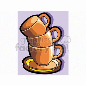 cups clipart. Royalty-free image # 147910