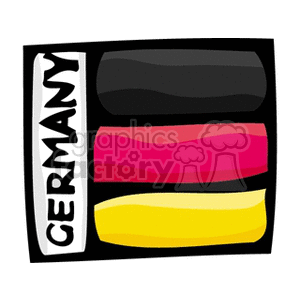 The flag of germany clipart. Royalty-free image # 148589