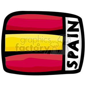 The flag of spain