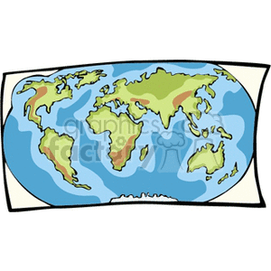 world map clipart. Commercial use image # 149267