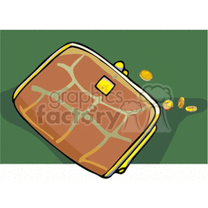 coinsbag2 clipart. Commercial use image # 149751