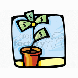 moneyflower clipart. Commercial use image # 149903