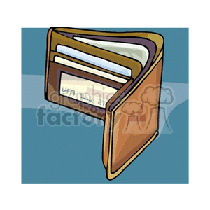 wallet  clipart. Royalty-free image # 149913