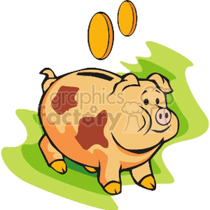 piggybank clipart. Commercial use image # 149929