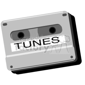   music tape tapes cassette cassettes tunes  MUSICCASSETTE01.gif Clip Art Music 
