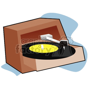   music record player players  RETRORECORDPLAYER.gif Clip Art Music 