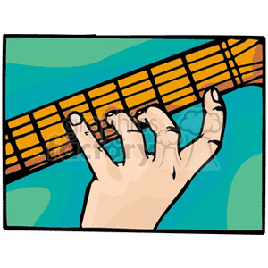   music instruments guitar guitars hand hands finger fingers  fingerboardhand10.gif Clip Art Music Strings 
