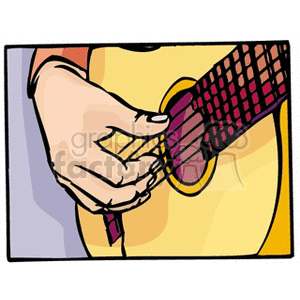guitarhand2 clipart. Commercial use image # 150610