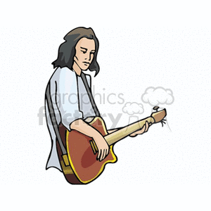 guitarist6 clipart. Royalty-free image # 150618