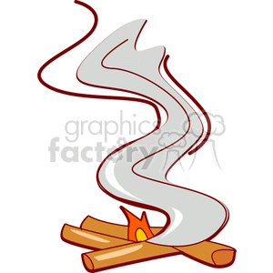 small  campfire clipart. Royalty-free image # 150860