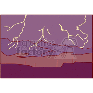 lightning storm clipart. Royalty-free image # 150893