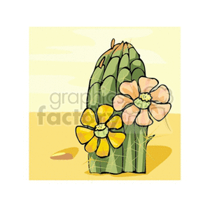   plant plants desert cactus cactuses  cactus61312.gif Clip Art Nature Plants 