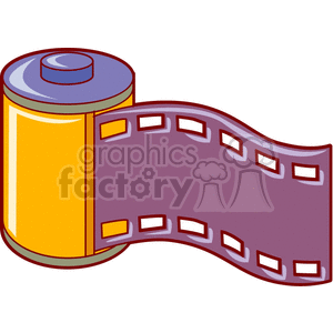 35mm Film negative clipart. Commercial use image # 153488