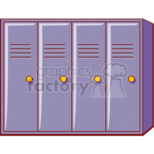 Lockers clipart. Royalty-free image # 153537