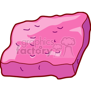 Pink Sponge clipart. Commercial use image # 153647
