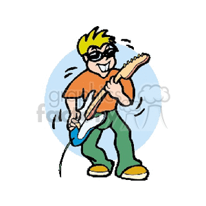 guitarist clipart. Royalty-free image # 154415