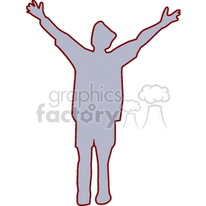   happy congratulations boy boys people man teenager teenagers guy silhouette silhouettes Clip Art People 