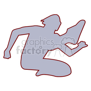   people jump jumping running hurdle hurdles silhouette silhouettes Clip Art People 