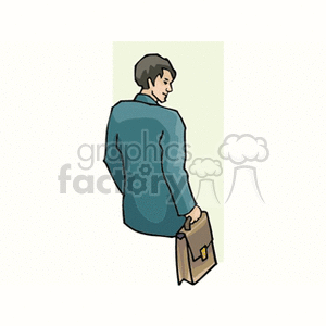 manbriefcase clipart. Royalty-free image # 154683