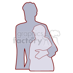   family people families kid kids adoption parents parent love life mom mother mothers silhouette silhouettes  mother407.gif Clip Art People Family 
