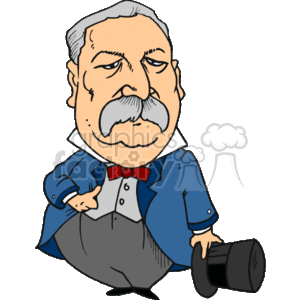 Grover Cleveland clipart. Royalty-free image # 157927