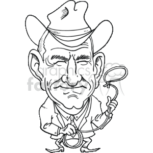 pres36_lbj_bw clipart. Commercial use image # 157942