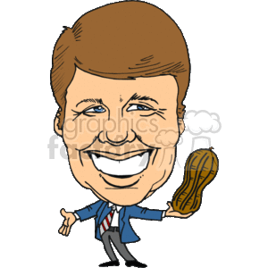  president presidents american political cartoon funny people 39th jimmy carter   pres39_Jimmy_Carter_c Clip Art People Government peanut