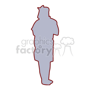 Silhouette of a girl wearing a dress