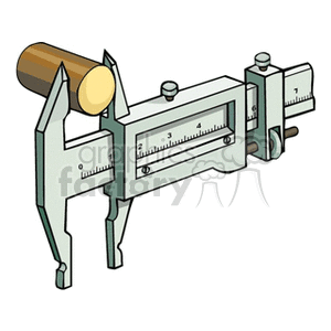   micrometer measure  implement2.gif Clip Art People Occupations 