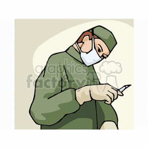 surgeon clipart. Commercial use image # 160487