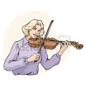 violinist clipart. Royalty-free image # 160517