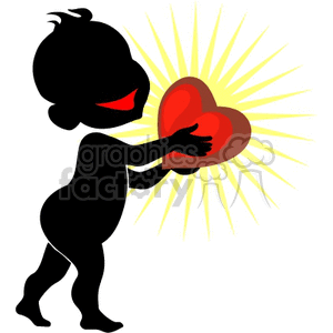  shadow people silhouette love heart hearts   people-005 Clip Art People Shadow People 