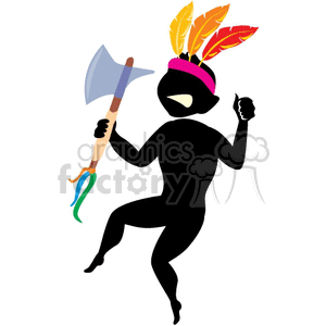  shadow people silhouette working work humans indian indians native american chief axe dance tribe tribes dancing   people-171 Clip Art People Shadow People 