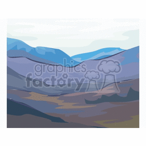   mountain mountains land  bluemountains.gif Clip Art Places Landscape 