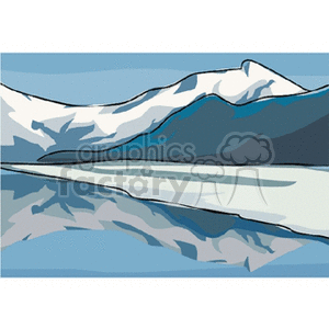 riversnowmountain clipart. Royalty-free image # 163693