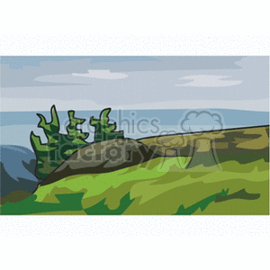 stonetreefield clipart. Commercial use image # 163726