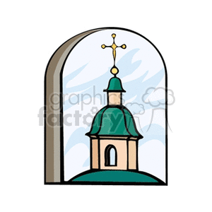   religion religious church bell bells belfry belfrys  belfry2.gif Clip Art Religion 
