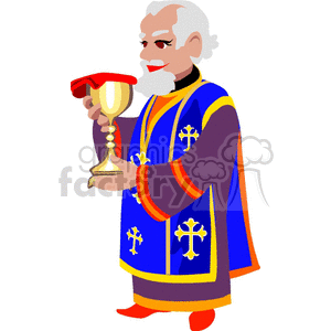  religion religious pray praying priest golden cup christian religion018yy Clip Art Religion 