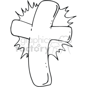 Christian001_ssc_bw_ clipart. Royalty-free image # 164618