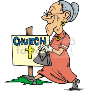 religion religious christian church lady senior Christian051_ssc_c_ Clip Art Religion Christian happy cartoon funny grandparents grandparent family