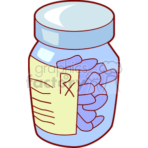   medicine medical bottle bottles pill pills capsule capsules  drug801.gif Clip Art Science Health-Medicine 