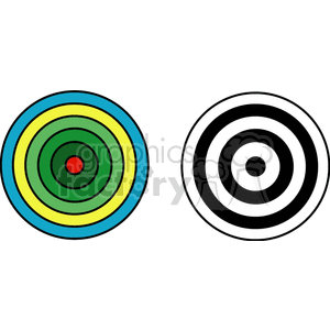 bullseye target clipart. Royalty-free image # 167107