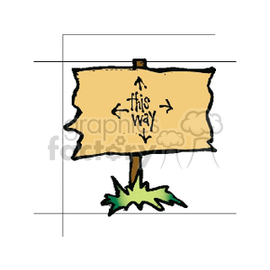   sign signs this way  thisway2.gif Clip Art Signs-Symbols Directions 