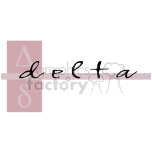   Greek Alphabet Alphabets delta  delta.gif Clip Art Signs-Symbols Greek Alphabet 