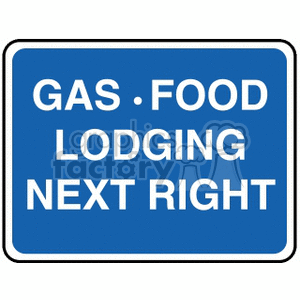   sign signs street reast area gas fuel food lodging  SERVICES01.gif Clip Art Signs-Symbols Road Signs 