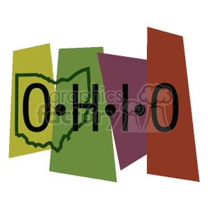 Ohio Banner clipart. Royalty-free image # 167586