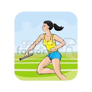 runner6 clipart. Commercial use image # 168104