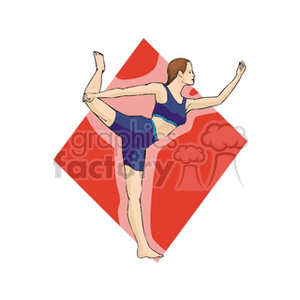   fitness exercising exercise gymnastics aerobics women lady ladies  eurhythmics2.gif Clip Art Sports Acrobatics 