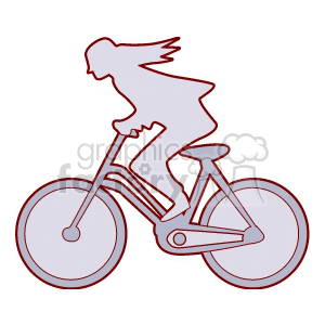   bike bikes bicycle bicycles bicyclist  biker401.gif Clip Art Sports Biking 