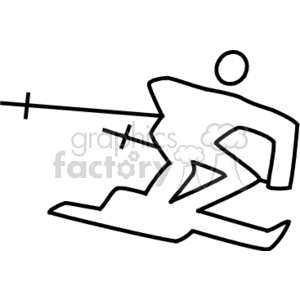 skiing710 clipart. Royalty-free image # 169630